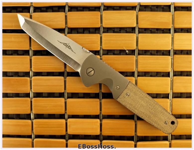 Ernie Emerson Custom Tanto w/Bolsters